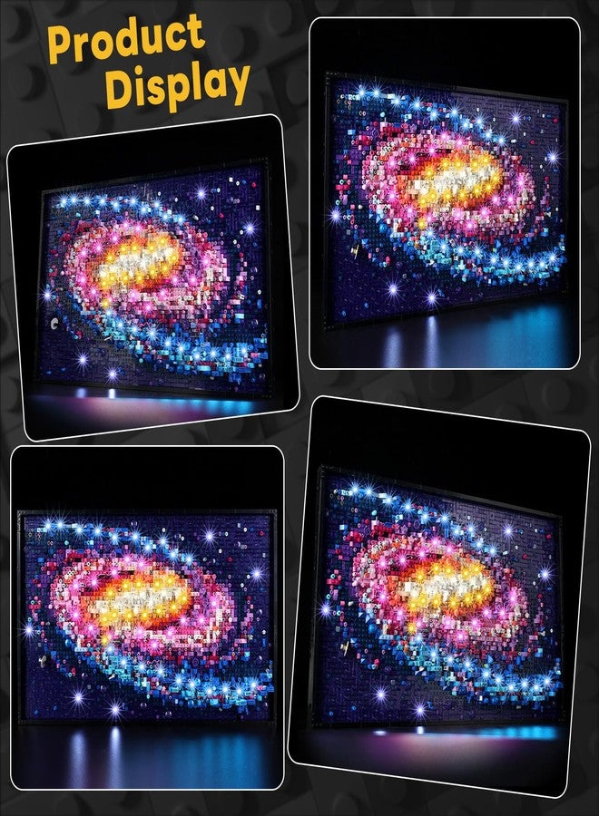 Kyglaring LED Light Kit Compatible with Lego The Milky Way Galaxy Art 31212 Building Blocks, Upgraded Remote Control, Multi-Light Effects & Sequences, Decorative Lighting Accessories (Lights Only) - Image 3
